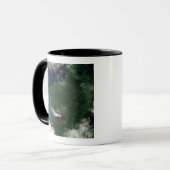 ウラウン火山ニューイギリス山頂 マグカップ (正面左)