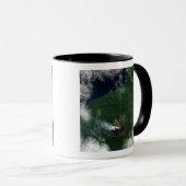 ウラウン火山ニューイギリス山頂 マグカップ (正面右)