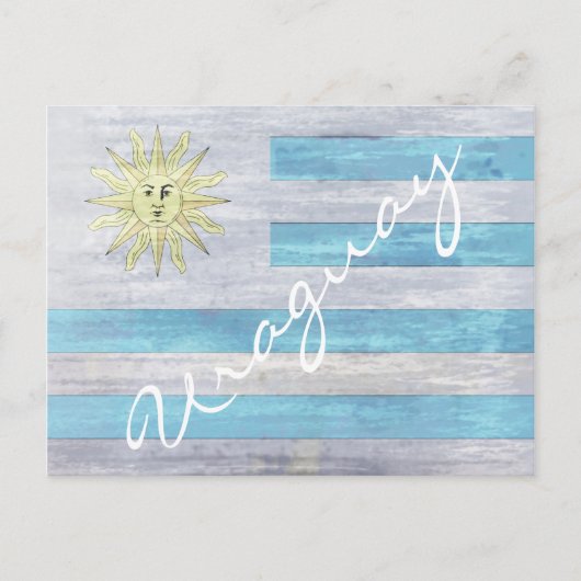 ウラギ動揺してヤ国旗 ポストカード (正面)