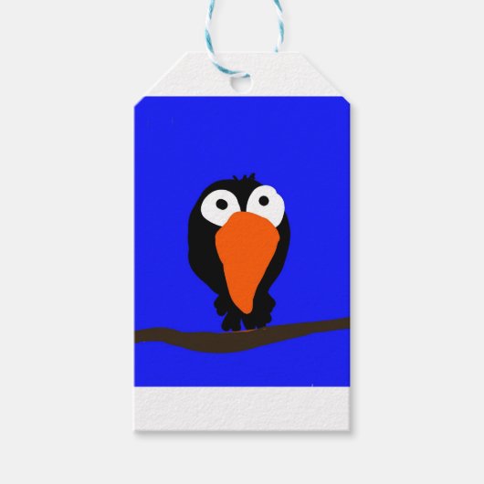 ウラコスケッチブラックバード ギフトタグ (正面)