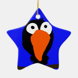 ウラコスケッチブラックバード セラミックオーナメント