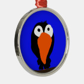 ウラコスケッチブラックバード メタルオーナメント (右)