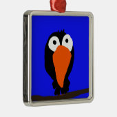 ウラコスケッチブラックバード メタルオーナメント (右)