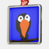 ウラコスケッチブラックバード メタルオーナメント (左)