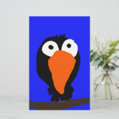 ウラコスケッチブラックバード 便箋 (スタンド正面)