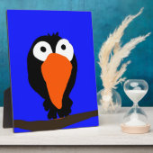 ウラコスケッチ黒鳥 フォトプラーク (側面)