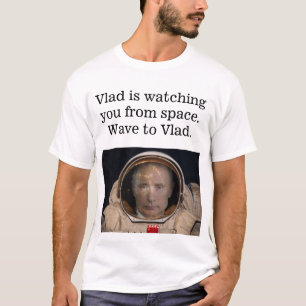 ウラジミルプーチンスプートニクUSSRシャツ Tシャツ