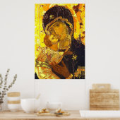 ウラジミールの我々のヴァージンメアリーアイコン ポスター (キッチン)