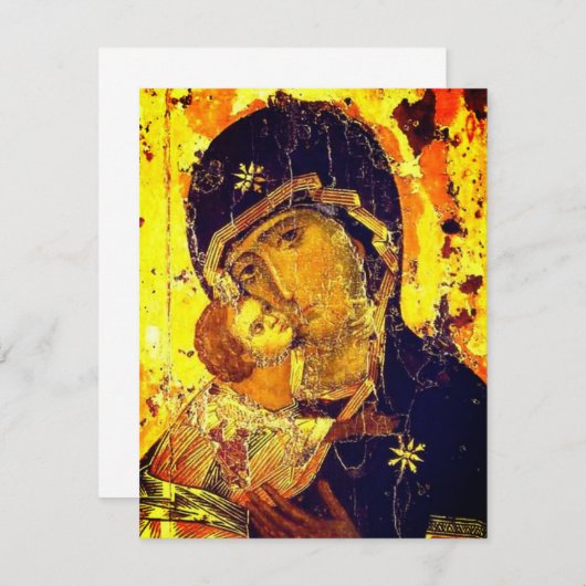 ウラジミールの我々の婦人 ノートカード (正面/裏面)