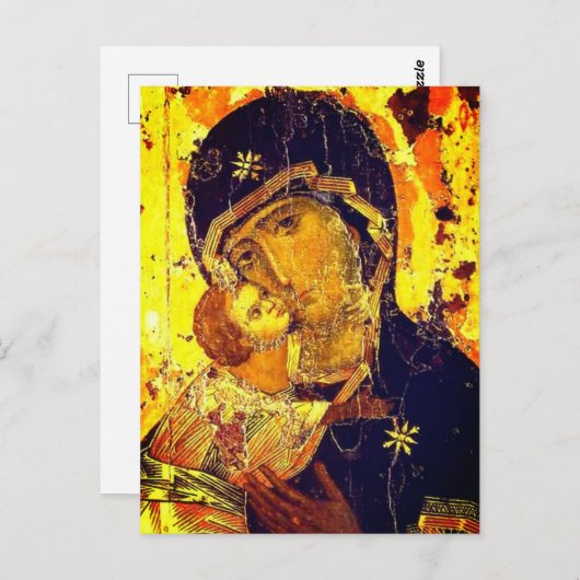 ウラジミールの我々の婦人 ポストカード (正面/裏面)