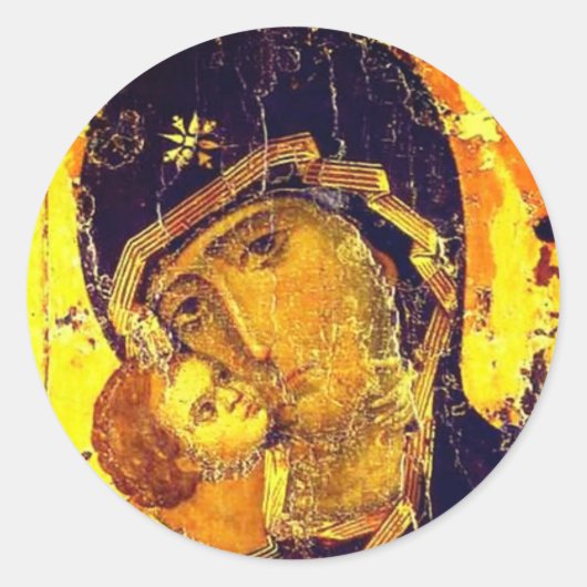 ウラジミールの我々の婦人 ラウンドシール (正面)