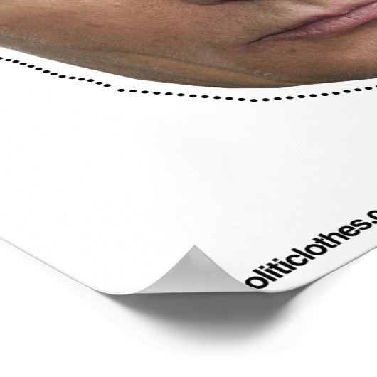 ウラジミールプーチンマスク切り出しポスター ポスター (角)