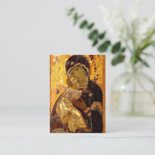 ウラジミール妊娠祈りの言葉カードの神話集 プレイスカード (スタンド正面)