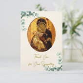 ウラジミール正統キリスト教葬儀の神話集 サンキューカード (スタンド正面)