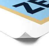 ウラジミール・ゼレンスキー – 私はウクライナと共に立つ ポスター (角)