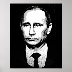ウラジミール・プーチンの顔 ポスター