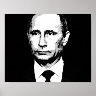 ウラジミール・プーチンの顔 ポスター
