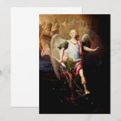 ウラジミール・ボロビコフスキーによる『守護天使』 招待状 (正面/裏面)