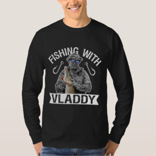 ウラジーミルプーチン魚釣り（ヴラディグラスロシア） Tシャツ