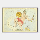 ウラニアのヴィンテージ、アクエリアス、鏡 ラッピングペーパーシート (正面)