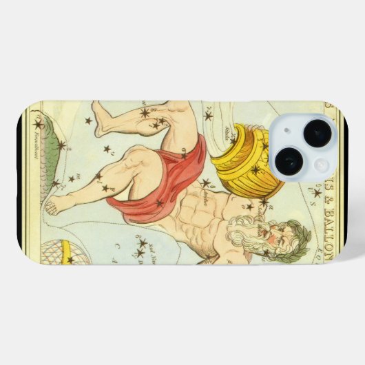 ウラニアのヴィンテージ、アクエリアス、鏡 Case-Mate iPhoneケース (裏面 (横))