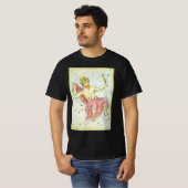 ウラニアの鏡、ビンテージ天文学の天体地図 Tシャツ (正面フル)