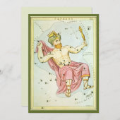 ウラニアの鏡、ヴィンテージ天文学の天体地図 (正面/裏面)