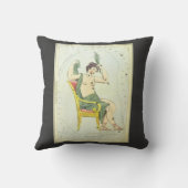 ウラニアの鏡、ヴィンテージ天文学の天体地図 クッション (裏面)