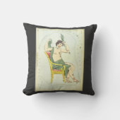 ウラニアの鏡、ヴィンテージ天文学の天体地図 クッション (正面)