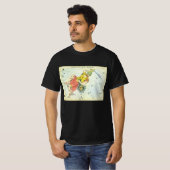 ウラニアの鏡、ヴィンテージ天文学の天体地図 Tシャツ (正面フル)