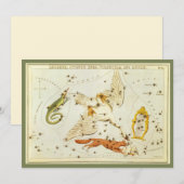 ウラニアの鏡、ヴィンテージ天文学 天体地図 (正面/裏面)