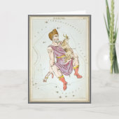 ウラニアの鏡、ヴィンテージ天文学 天体地図 カード (正面)