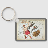 ウラニアの鏡、ヴィンテージ天文学 天体地図 キーホルダー (裏面)