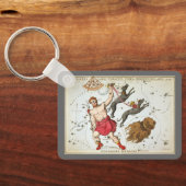 ウラニアの鏡、ヴィンテージ天文学 天体地図 キーホルダー (裏面)