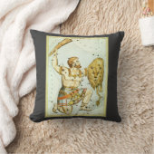 ウラニアの鏡、ヴィンテージ天文学 天体地図 クッション (ブランケット)