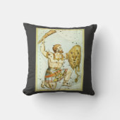 ウラニアの鏡、ヴィンテージ天文学 天体地図 クッション (正面)