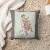 ウラニアの鏡、ヴィンテージ天文学 天体地図 クッション (ブランケット)