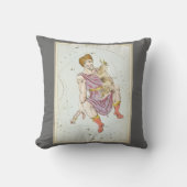 ウラニアの鏡、ヴィンテージ天文学 天体地図 クッション (正面)