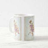 ウラニアの鏡、ヴィンテージ天文学 天体地図 コーヒーマグカップ (正面左)