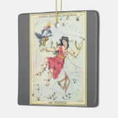 ウラニアの鏡、ヴィンテージ天文学 天体地図 セラミックオーナメント (左)