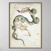ウラニアの鏡、ヴィンテージ天文学 天体地図 ポスター (正面)