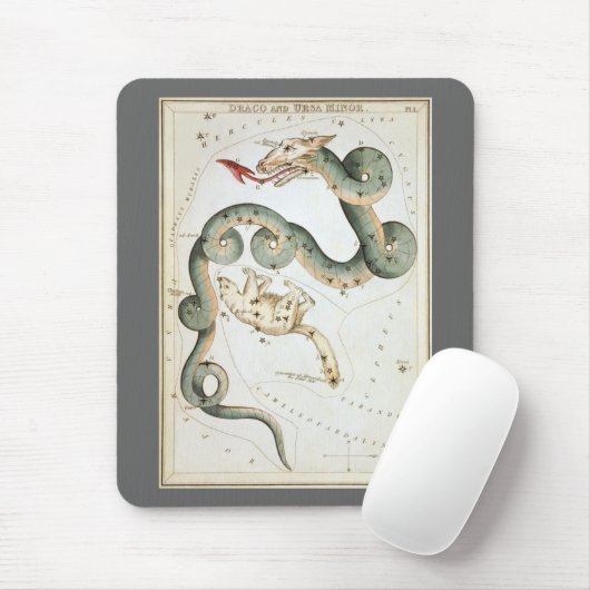 ウラニアの鏡、ヴィンテージ天文学 天体地図 マウスパッド (マウス)