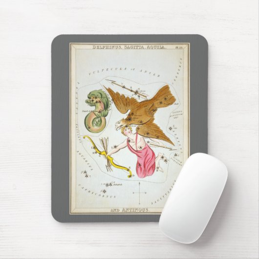 ウラニアの鏡、ヴィンテージ天文学 天体地図 マウスパッド (マウス)