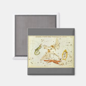 ウラニアの鏡、ヴィンテージ天文学 天体地図 マグネット (正面/裏面)