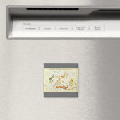 ウラニアの鏡、ヴィンテージ天文学 天体地図 マグネット (インサイチュ (食洗機))