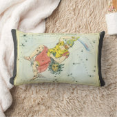 ウラニアの鏡、ヴィンテージ天文学 天体地図 ランバークッション (ブランケット)