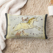 ウラニアの鏡、ヴィンテージ天文学 天体地図 ランバークッション (ブランケット)