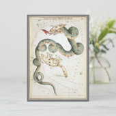 ウラニアの鏡、ヴィンテージ天文学 天体地図 招待状 (スタンド正面)