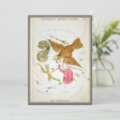 ウラニアの鏡、ヴィンテージ天文学 天体地図 招待状 (スタンド正面)