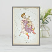 ウラニアの鏡、ヴィンテージ天文学 天体地図 招待状 (スタンド正面)